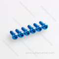 M3 m4 aluminum 7075 button hex head screw